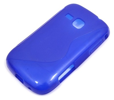 Etui S-CASE GUMA do Samsung S6500 Galaxy Mini 2 niebieski