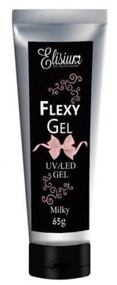 Elisium FlexyGel UV/LED GEL Milky Żel Budujący 65g