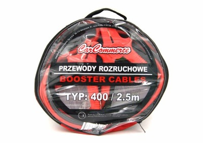 KABLE PRZEWODY ROZRUCHOWE 400A 2.5 METRA ETUI