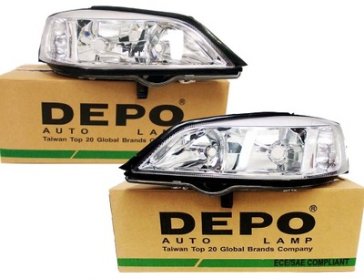 FAROS REJILLAS NUEVO OPEL ASTRA II 2 G DEPO IZQUIERDA+DERECHA  