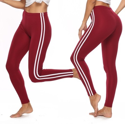 LEGGINSY SPORTOWE LAMPASY SIŁOWNIA FITNESS TRENING