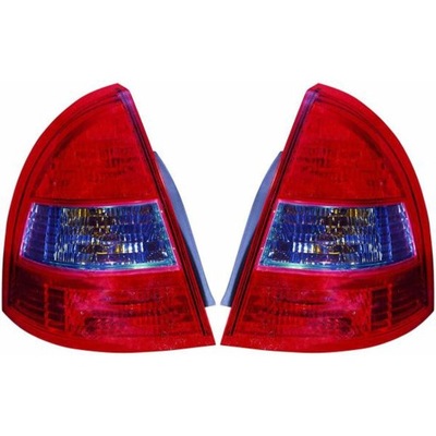 Лампы задняя задние citroen c5 ii 2 '04- комплект depo фото №1