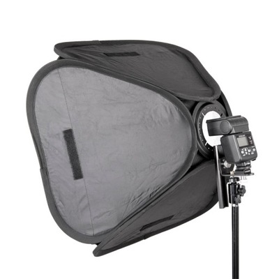 Softbox parasolkowy do lamp reporterskich 60x60