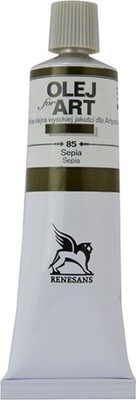Farba Olej for Art 85 SEPIA 60 ml RENESANS