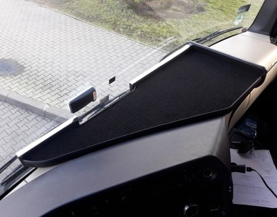 Полка средняя stolik mercedes actros mp4 po 2011r mp5 po 2019r велюр фреза фото №1