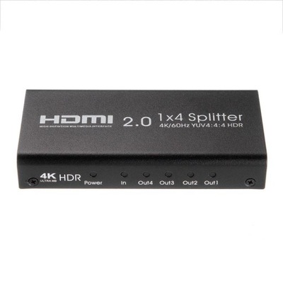 Rozdzielacz Splitter HDMI v2.0 1x4 4K