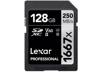 Karta SD Lexar Professional 1667x 128 GB