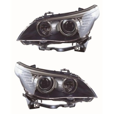 REJILLAS FAROS BMW 5 E60 E61 05-10 JUEGO DEPO  