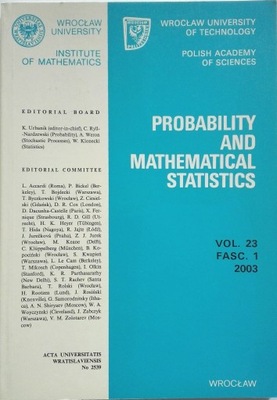 Probability and mathematical statistics SPK