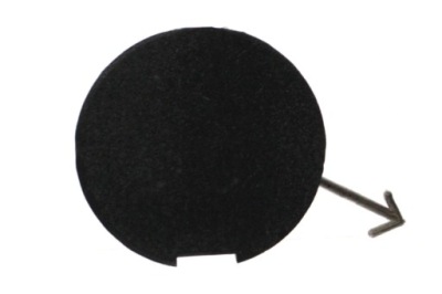 Fiat doblo заглушка фаркоп буксировочный w бампере фото №1