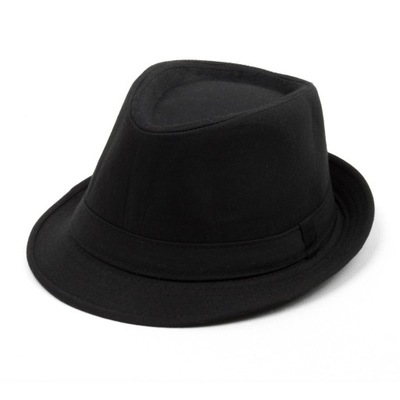 KAPELUSZ CZARNY KLASYCZNY TRILBY JACKSON r. 54cm