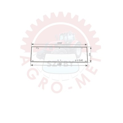 VENTANAS PARTE TRASERA PARTE INFERIOR ROTA RENAULT TX TS TZ 8514  