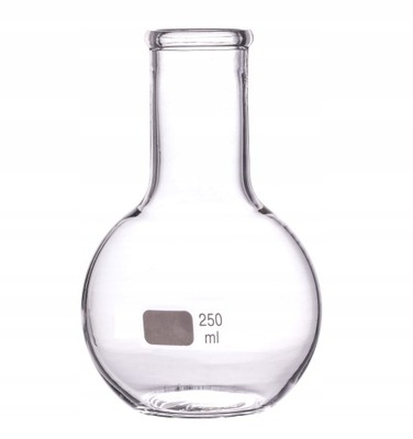 Kolba płaskodenna szklana 1000 ml wąska szyjka