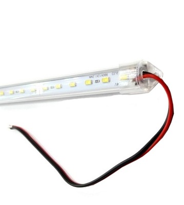 LISTWA TAŚMA LED 5730 12W BIAŁA CIEPŁA 24V 100cm