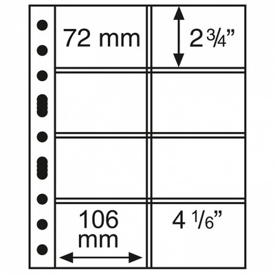 Karty GRANDE 4 CT - COIN CARD - Leuchtturm