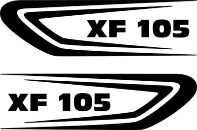 PEGATINAS AL LADO CABINAS DAF XF 95 105 106  