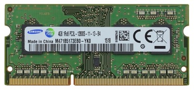 RAM 4GB DDR3L SO-DIMM PC3L-12800S 1600MHz SAMSUNG