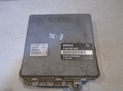 Бортовой компьютер блок управления bmw e36 0281001243 фото №1