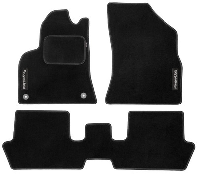 PEUGEOT 3008 I 2009-2016 MATS VELOUR WGRZEW  