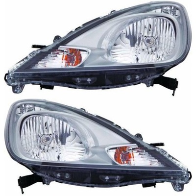 REJILLAS FAROS HONDA JAZZ 3 3 08- JUEGO DEPO  