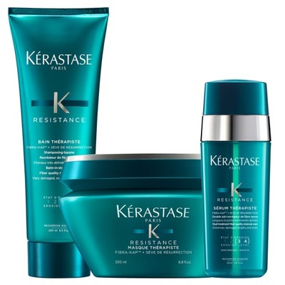 KERASTASE THERAPISTE KĄPIEL MASKA SERUM ZNISZCZONE