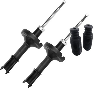 Амортизатор x2 перед +відбійники +захист renault twingo ii 2007- фото №1