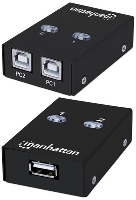 Przełącznik automatyczny USB 2.0 2/1 Hi-Speed