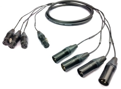 KLOTZ WIELOPAROWY MULTICORE 4x XLR NEUTRIK 15m