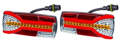 JUEGO FAROS PARTE TRASERA MAN DAF MERCEDES RENAULT IVECO FARO PARTE TRASERA DIODO LUMINOSO LED NEON 12/24V  