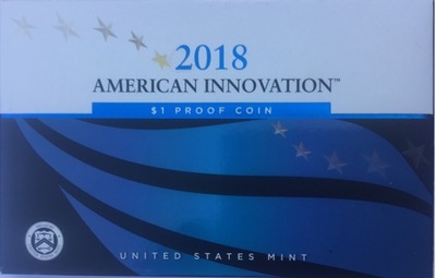 1 dolar (2018) - Amerykańska Innowacja Proof Coin