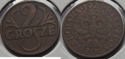 2 gr. grosze 1928 okołomennicza