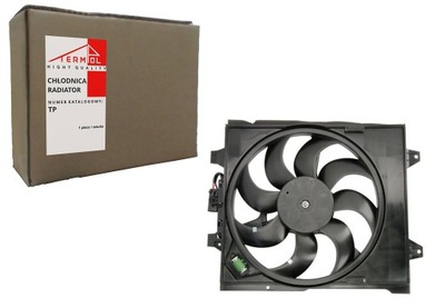 Вентилятор радіатора fiat 500 0.9 ford ka 1.2 08- фото №1