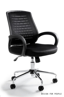 AWARD fotel biurowy czarny siatka Unique