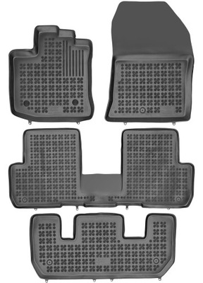 MATS FLOOR (GUMA, 4 SZT., COLOR CZARNY) DACIA LODGY 03.12-  