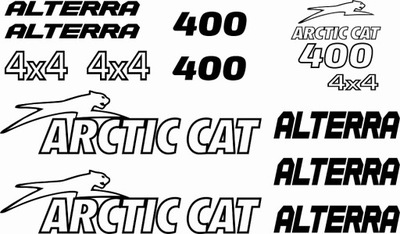 ZASTEPCZE PEGATINAS AL QUAD ARCTIC CAT 400 ALTERRA  