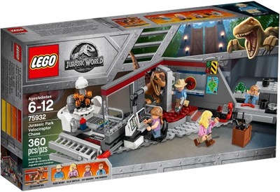 Lego 75932 JURASSIC WORLD World Pościg raptorów