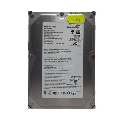 Dysk Seagate 250Gb SATA ST3250823AS 374