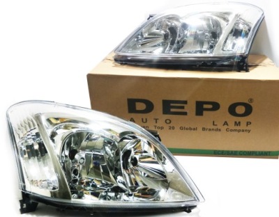 Depo фары toyota corolla e12 02-04 p+l фото №1