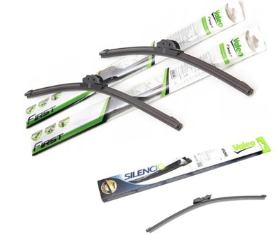 WIPER BLADES VALEO FRONT+REAR FOR SEAT LEON 3 ST 5F8  