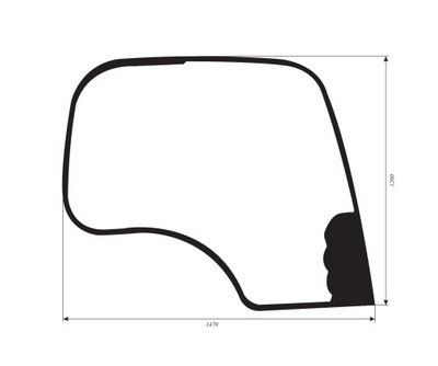 VENTANAS LATERAL DERECHA JCB JS JZ 827/80217  