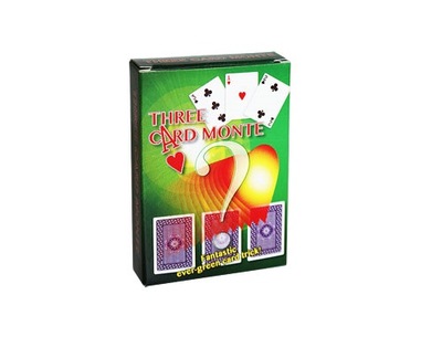 ILUZJA Three Card Monte Trzy Karty trick sztuczka