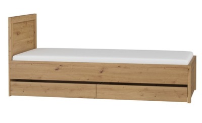 meble łóżko 90x200 pojedyncze szuflady Restona RL1