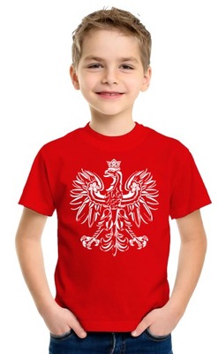 KOSZULKA dziecięca Polska koszulka z godłem Polski