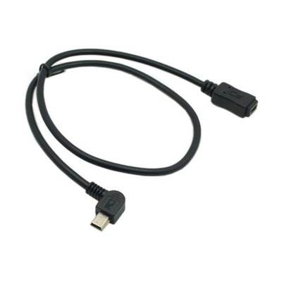 Kabel Przedłużacz MiniUSB na Mini USB LEWY 0,2M