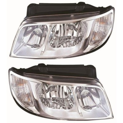 Фары лампы hyundai matrix '01-'10 kpl depo фото №1