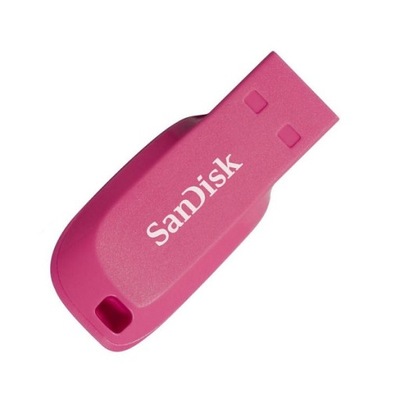 Mały Pendrive SANDISK Cruzer Blade 16GB różowy