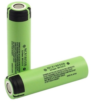 AKUMULATOR LI-ION 18650 3,7V 3400mAh PŁASKI PLUS