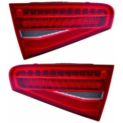 Фары задний задние audi a4 b8 led левый правый depo комплект фото №1