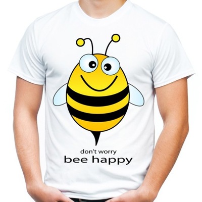 Koszulka dziecięca z pszczołą dont worry bee 128