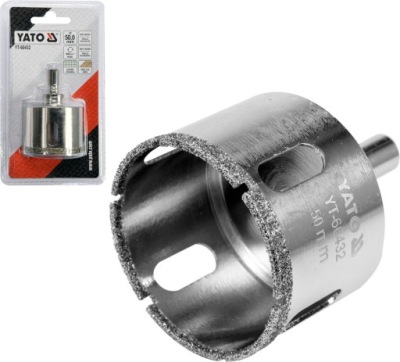 DIAMANTOVÁ VŔTAČKA PRE PORCELÁNOVÉ dlaždice, SKLO 50 mm PÍLA
